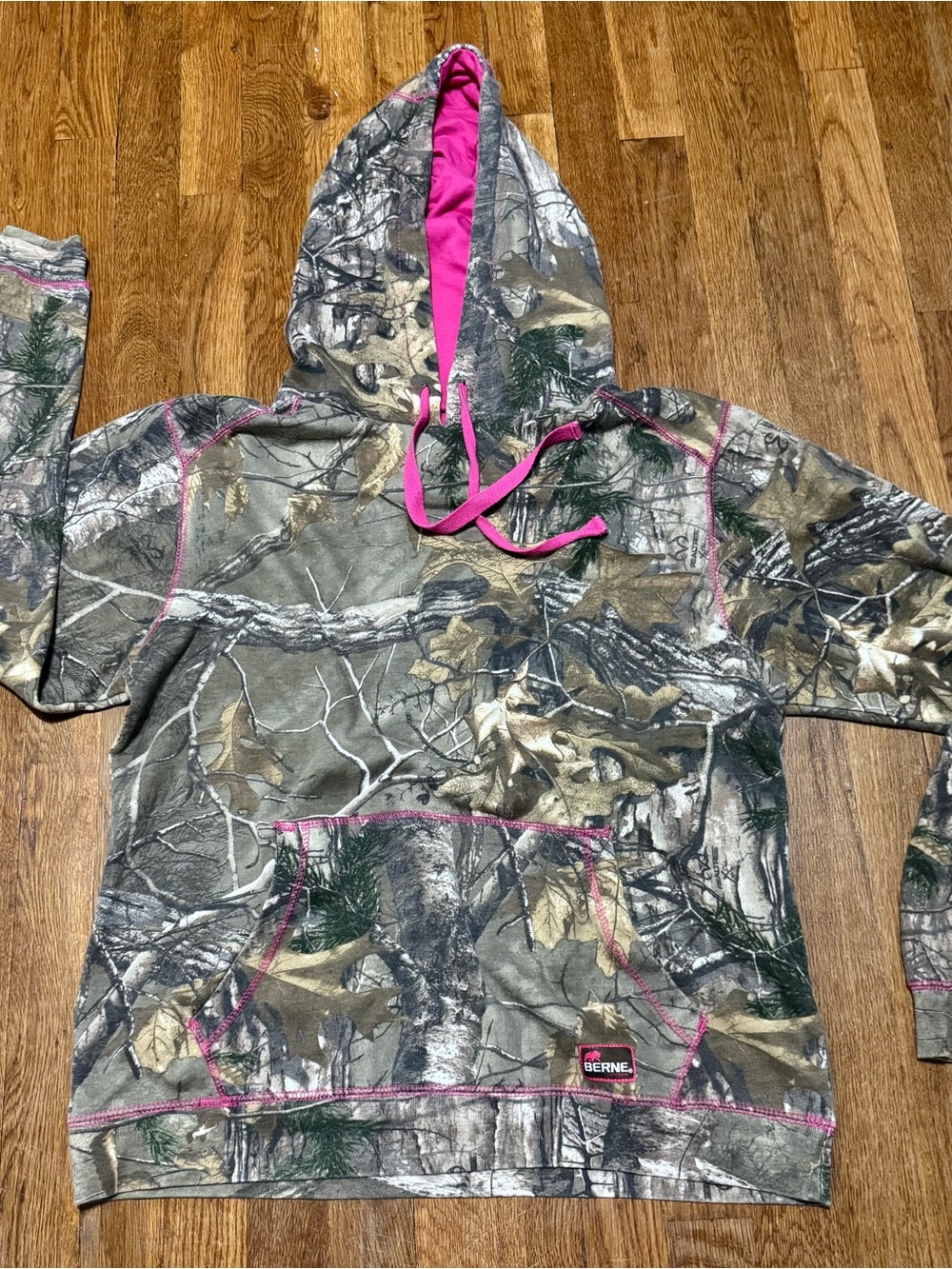 Hot Pink Camo Hoodie